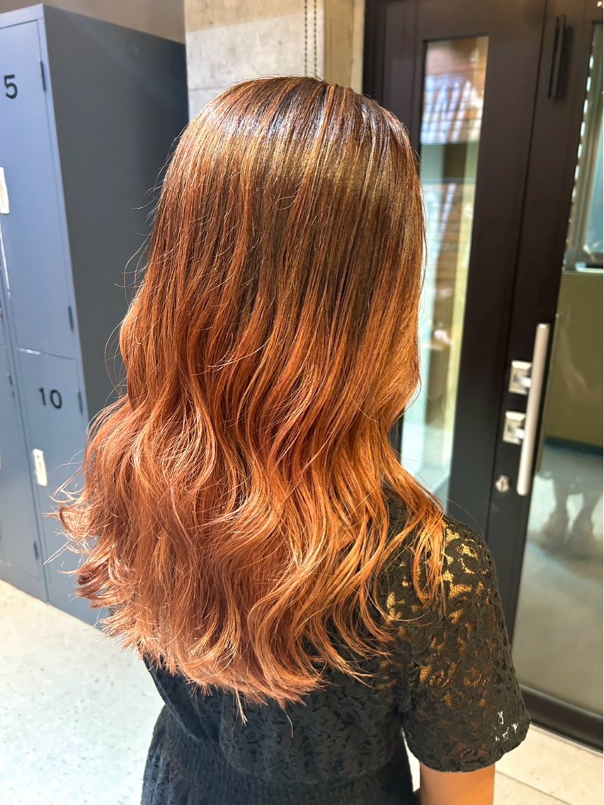 セミロング ヘアカラー 渡邊 陽大のヘアスタイル