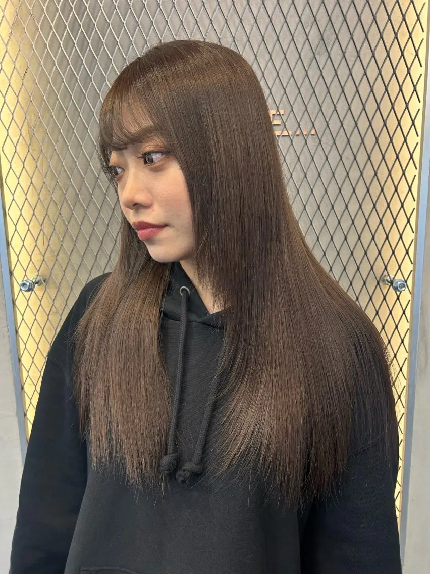 透明感カラー+Aujua1ステップうる艶トリートメント🪞🫧の写真
