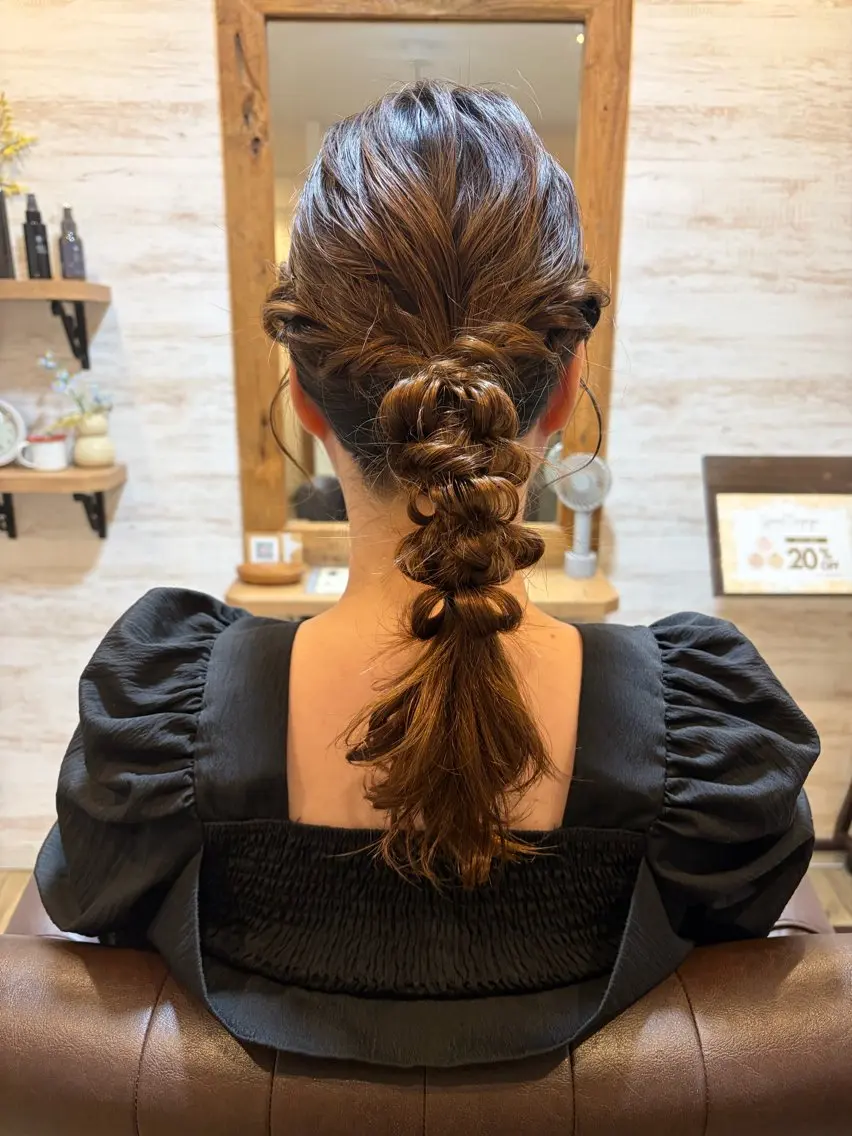 ヘアアレンジ 塩尻 ヘアセットのヘアスタイル