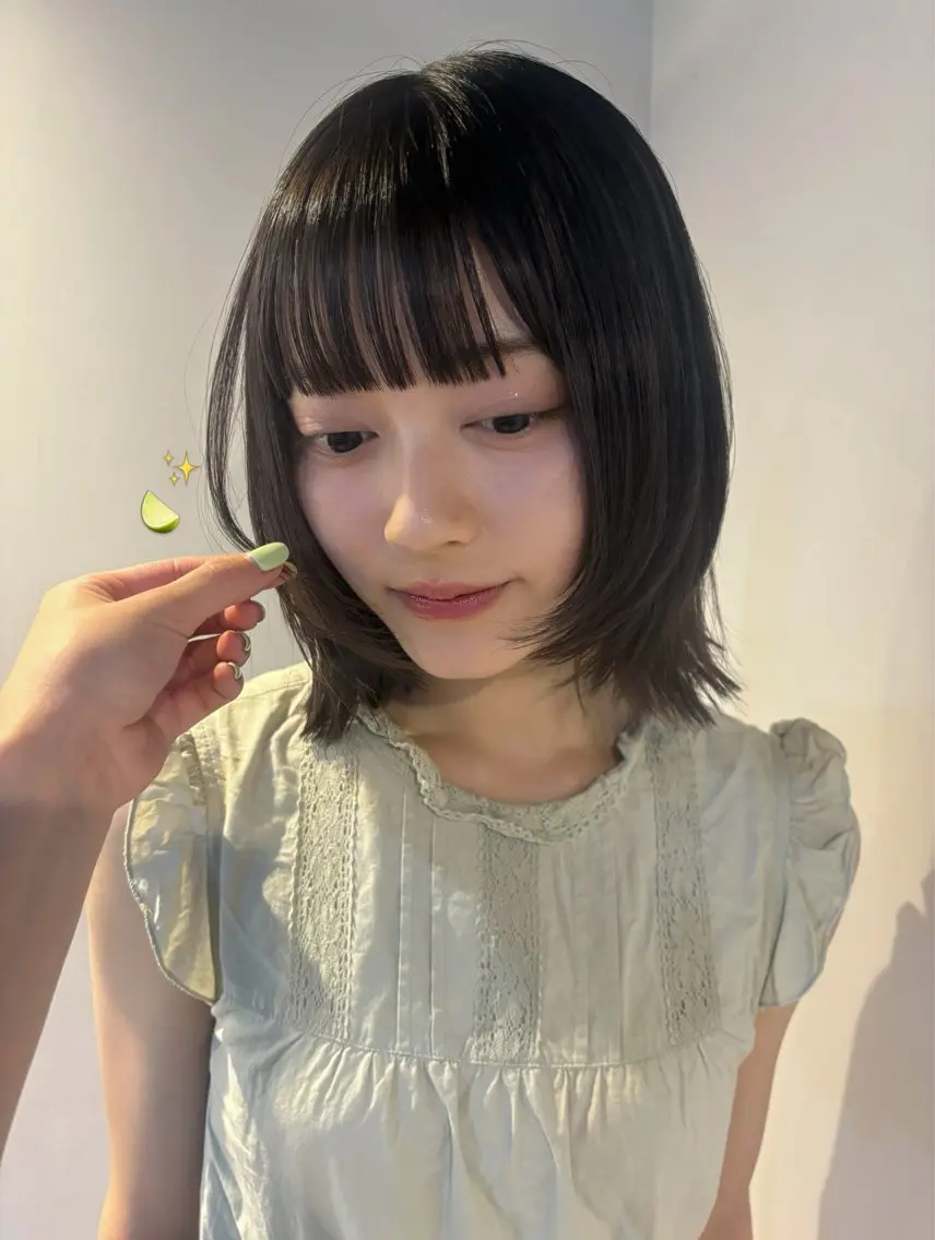 ミディアム CIECA . COCOROのヘアスタイル