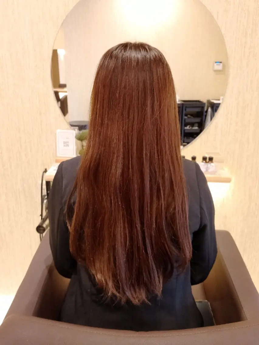 ロング カラー カット ヘアカラー トリートメント ヘッドスパ 【渋谷|髪質改善】 美女が沼るヘッドスパのヘアスタイル