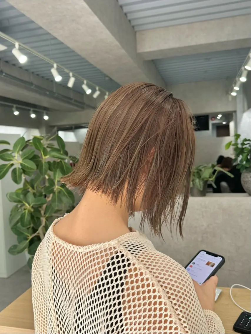 ショート カラー Libelle hair salonのヘアスタイル