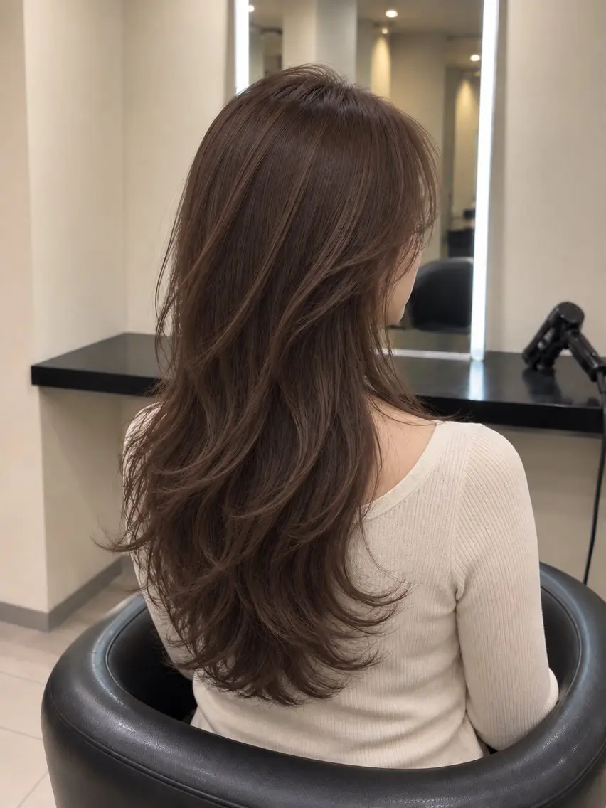 ミディアム カラー ブラウンカラー トリートメント 🌈ウルトワ水素 髪質改善naru🌈のヘアスタイル