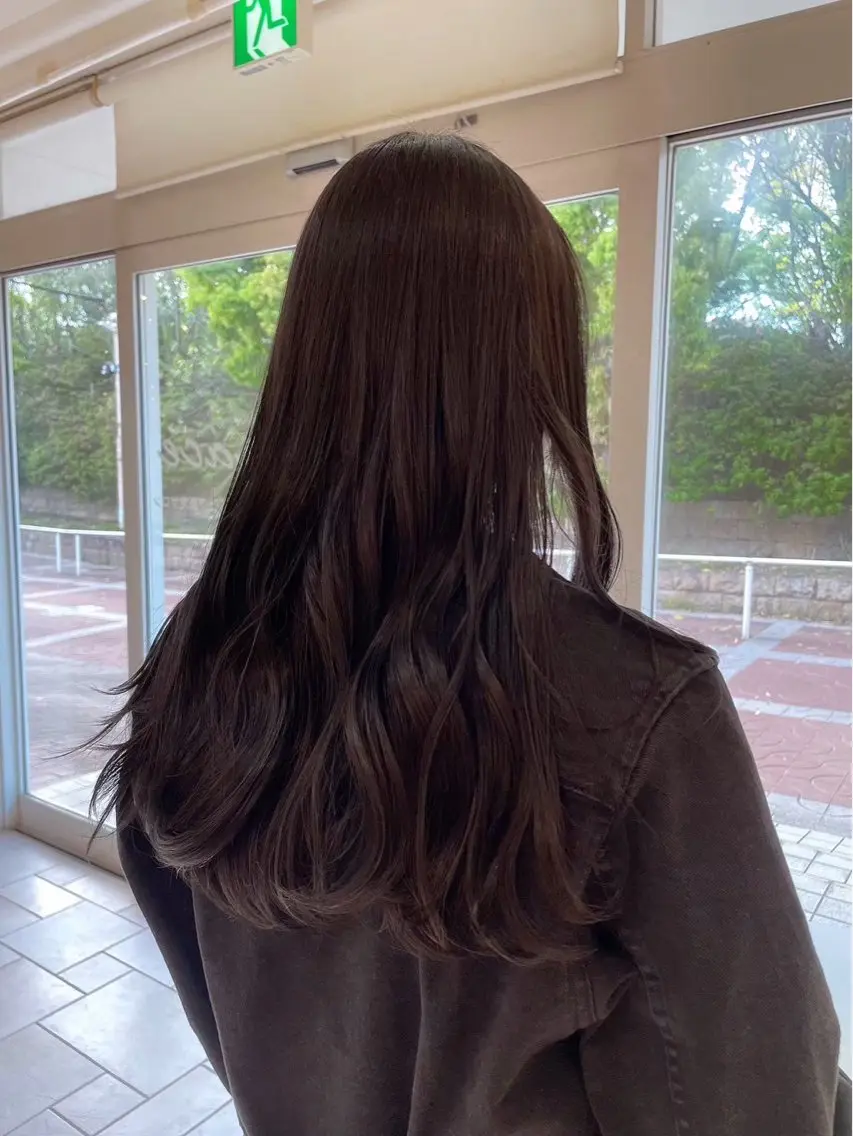 ヘアカラーモデル➕Aujuaトリートメントモデルの写真
