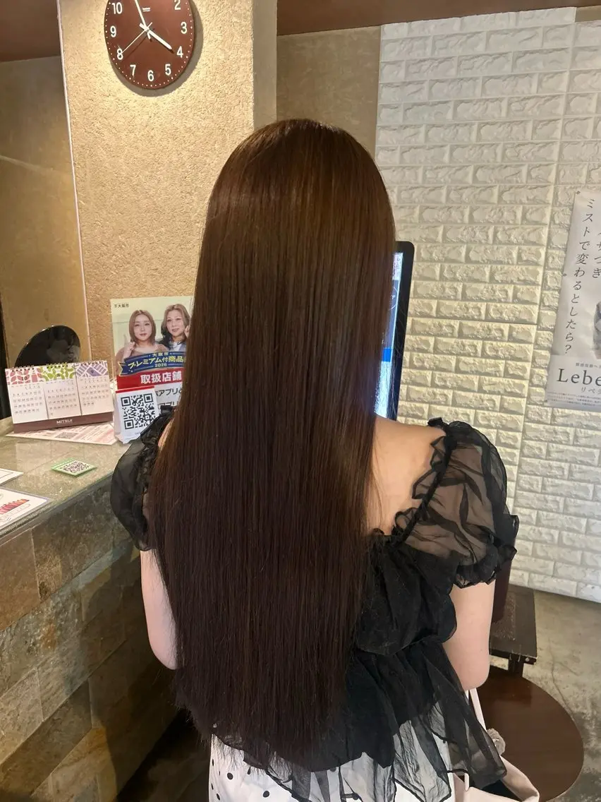 ロング カラー ブラウンカラー 田上 瑞菜のヘアスタイル