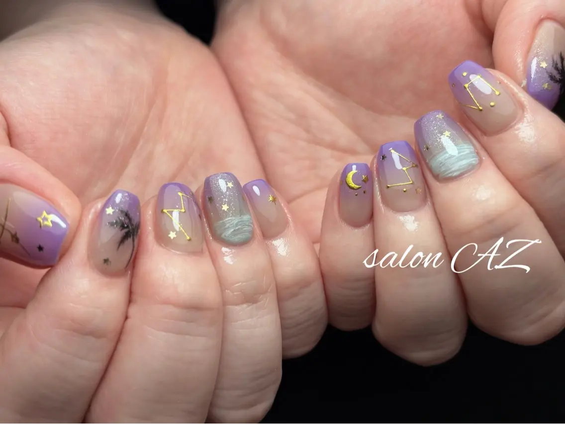ネイル オフィスネイル ハンドネイル salon AZのネイルデザイン