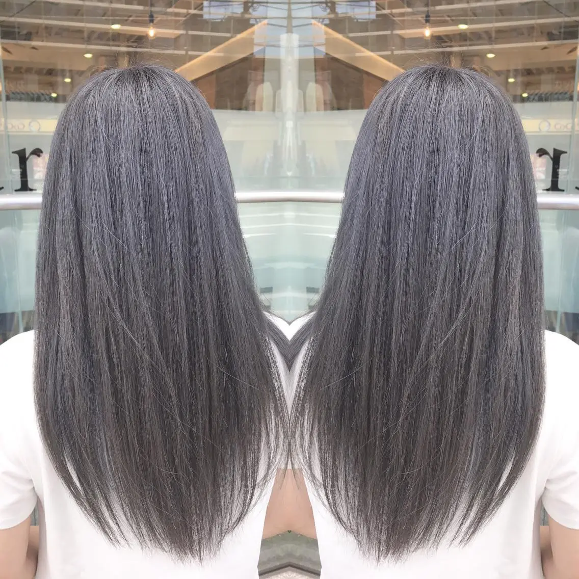 ロング カラー イルミナカラー 青木 茂樹⭐️ 透明感カラーのヘアスタイル