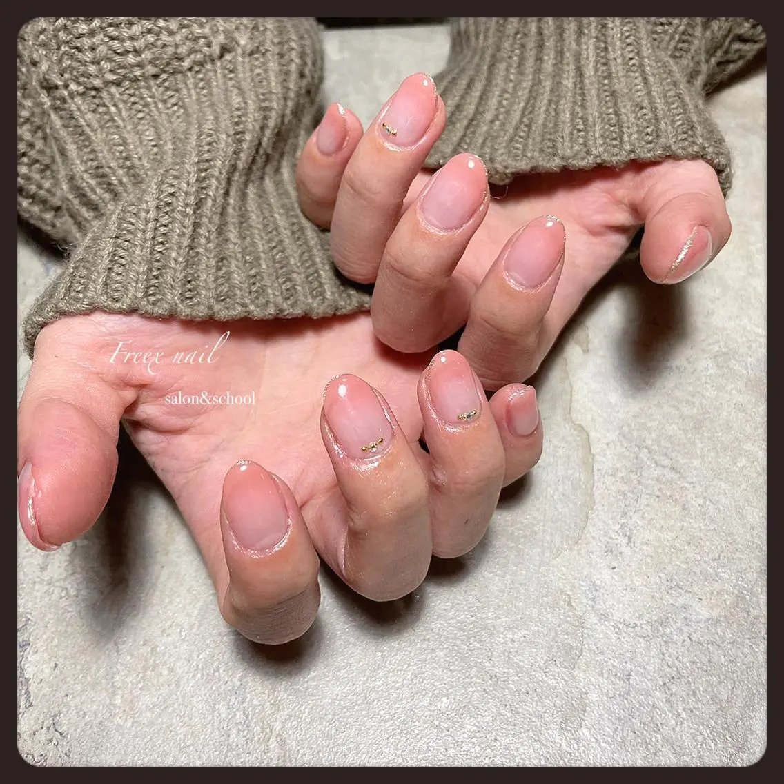 ネイル ハンドネイル ハンドケア freex nail /ニュアンス/個性派のネイルデザイン