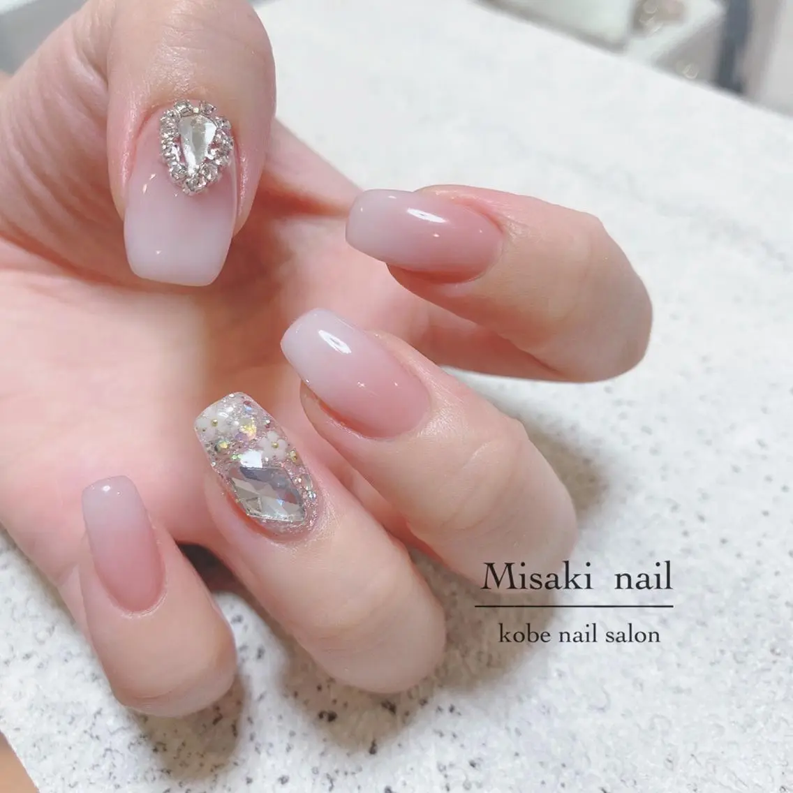 ネイル 韓国ネイル ワンホンネイル ハンドネイル nailsalon miinailsのネイルデザイン