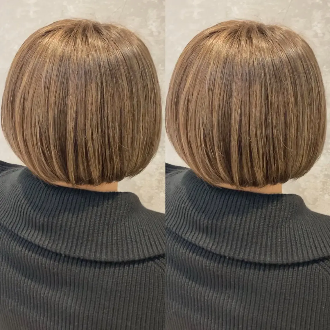 ショート カラー ボブ み うのヘアスタイル