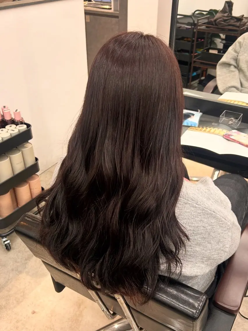 ロング カラー ヘアカラー ボブ/暖色カラー 🎧 kei 🎀のヘアスタイル