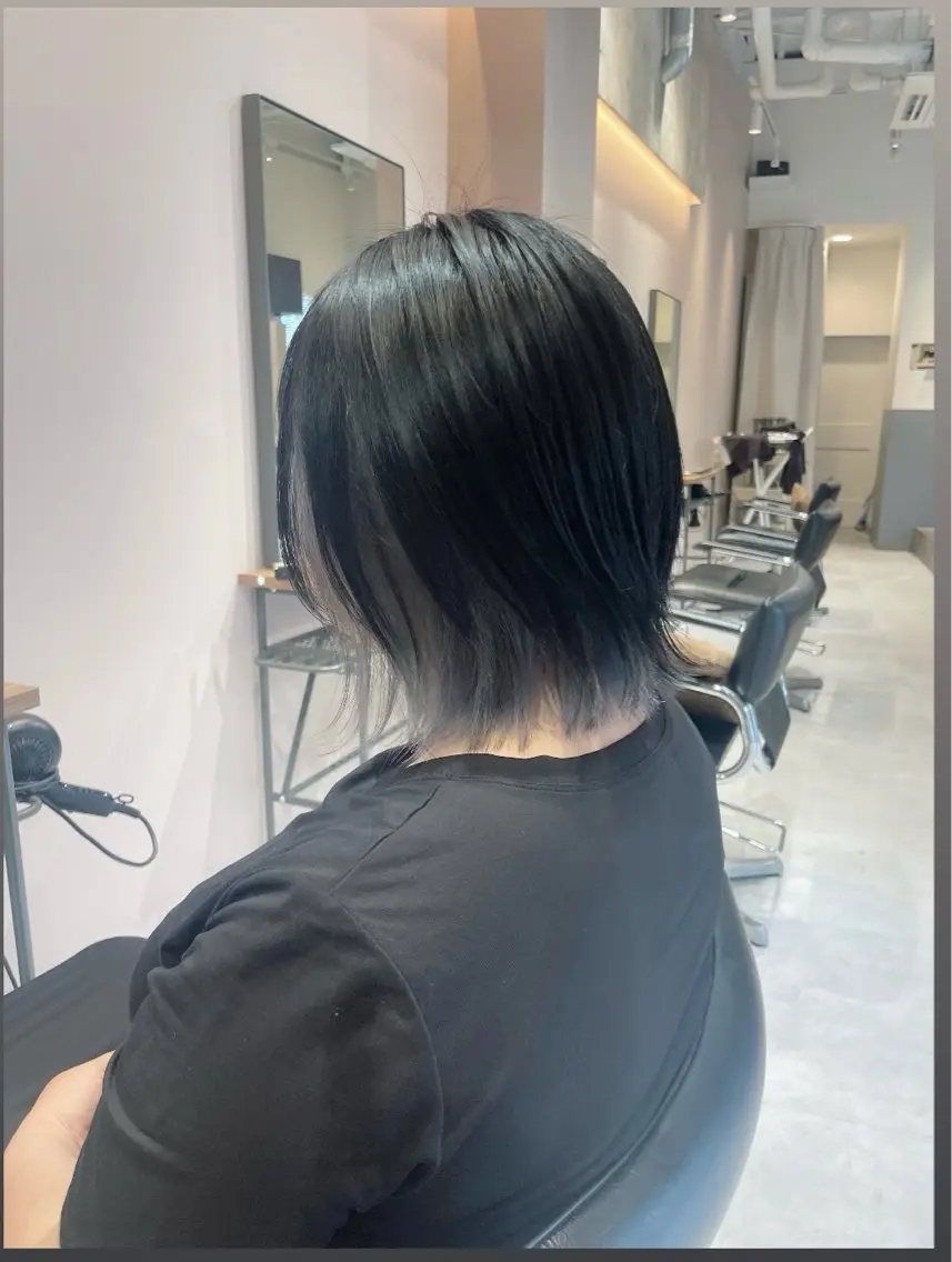 カット＋カラー＋髪質ケアブリーチインナーカラー＋髪質改善トリートメントの写真