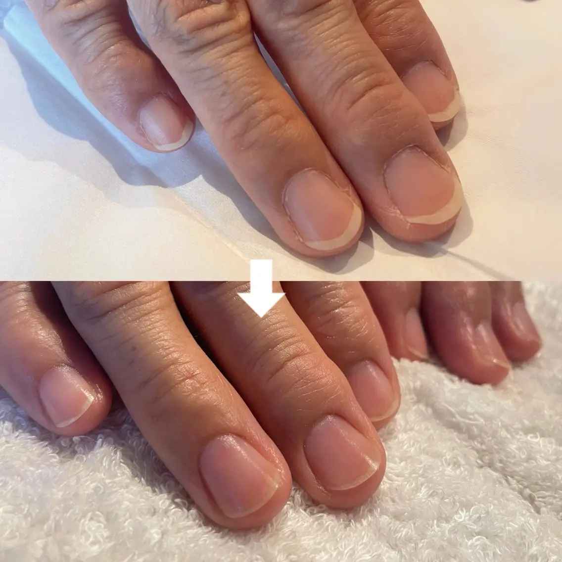 (ハンド)お爪整え+甘皮処理/スタンダードコース 30分 ¥4600の写真
