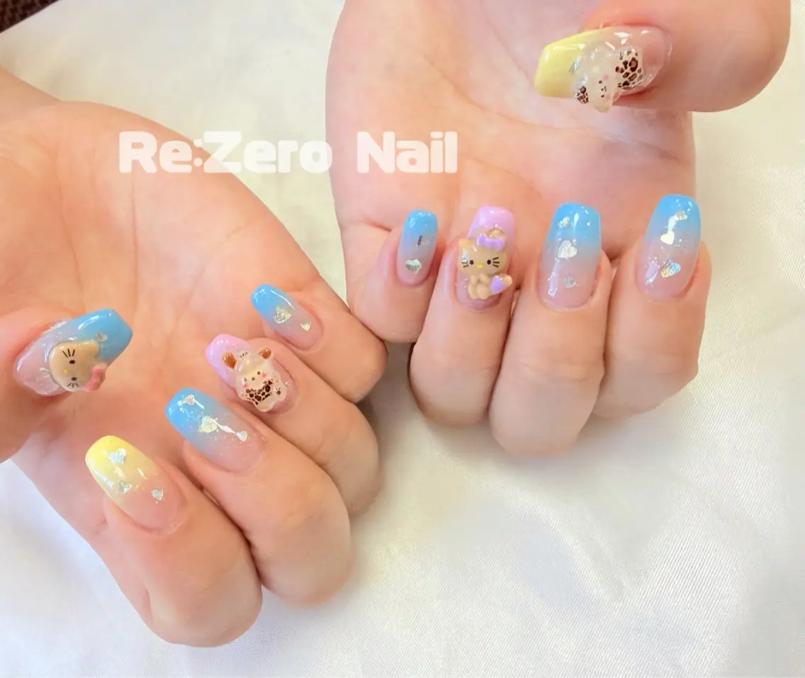 ネイル ハンドネイル Re:Ø nail 🩵TSUJIのネイルデザイン