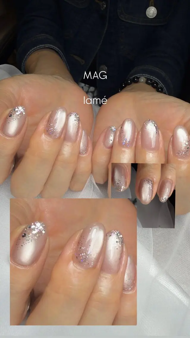 ネイル 持ち込み ニュアンスネイル シンプルネイル 春ネイル ハンドネイル 藤崎歩美 /自宅サロンのネイルデザイン