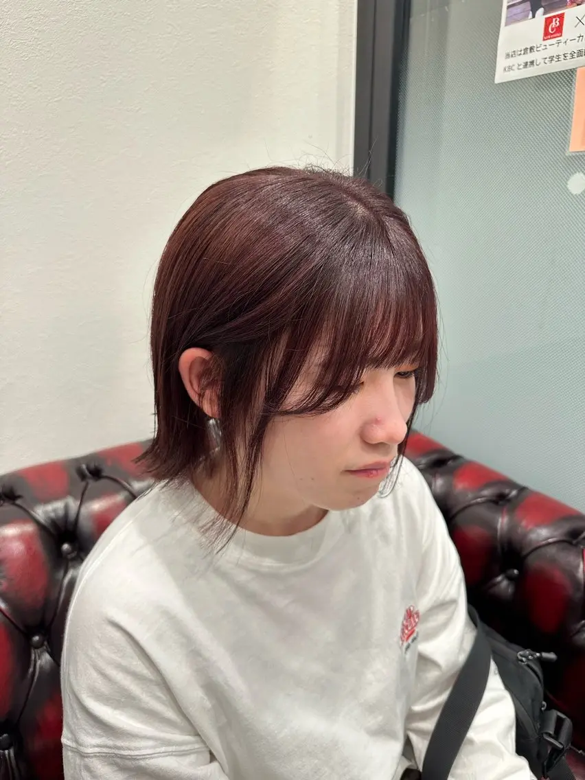 ミディアム カラー Loire SYURIのヘアスタイル