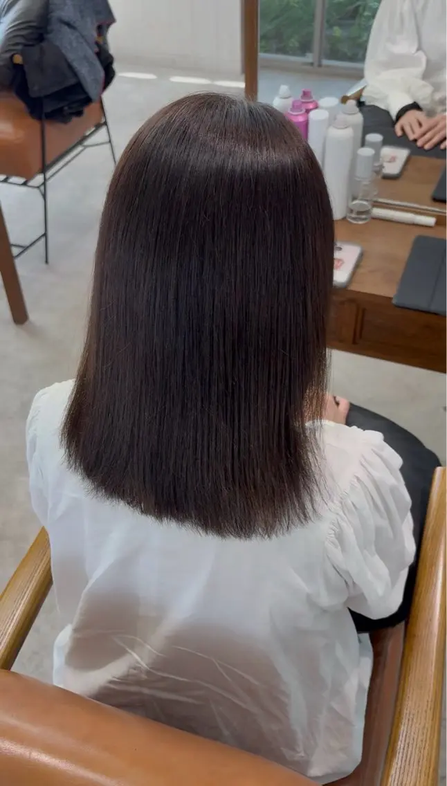 ミディアム カット ヘアカラー トリートメント SONO 【一宮】のヘアスタイル