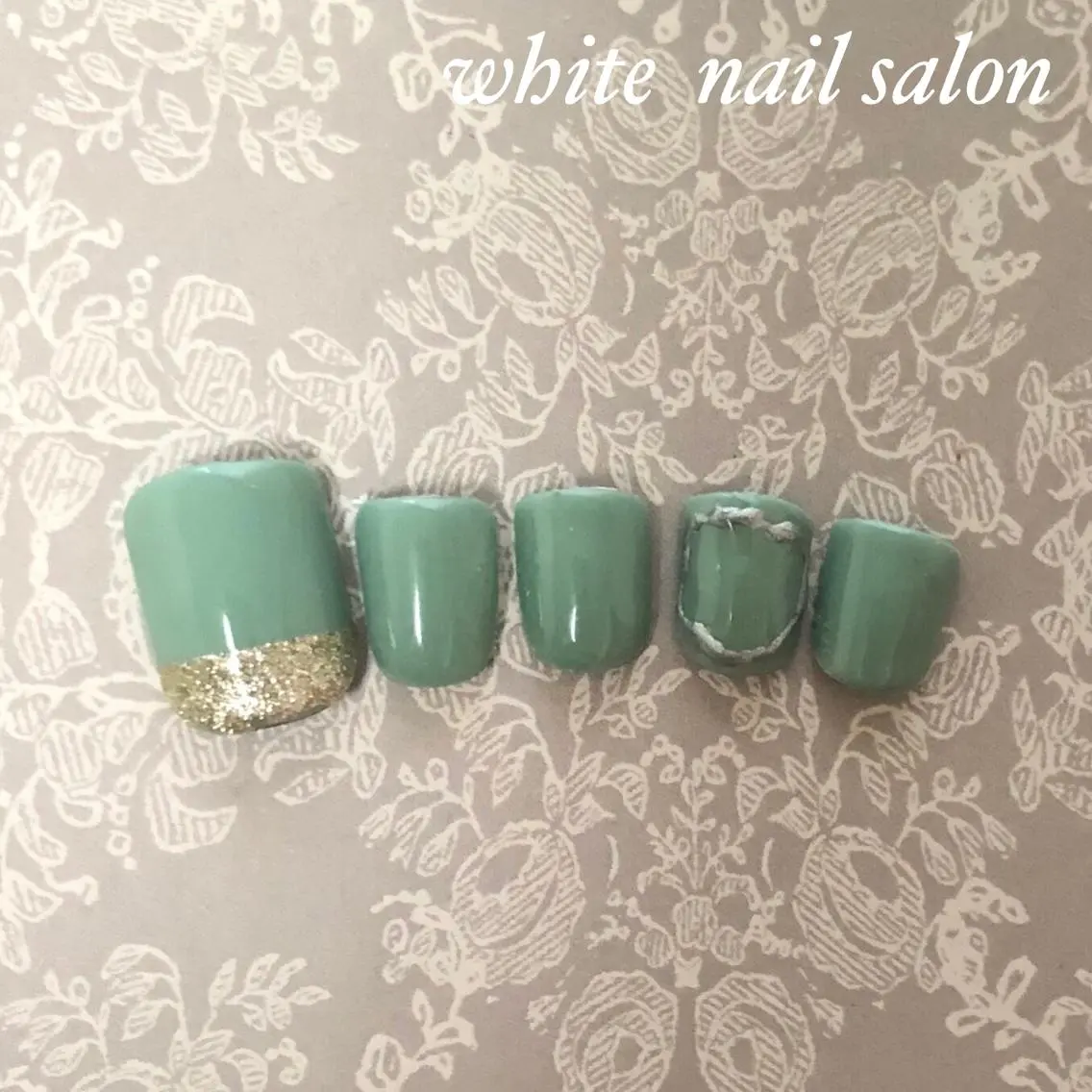 ネイル フットネイル ジェルネイル オフィスネイル スカルプネイル シンプルネイル フットネイル white nail salonのネイルデザイン