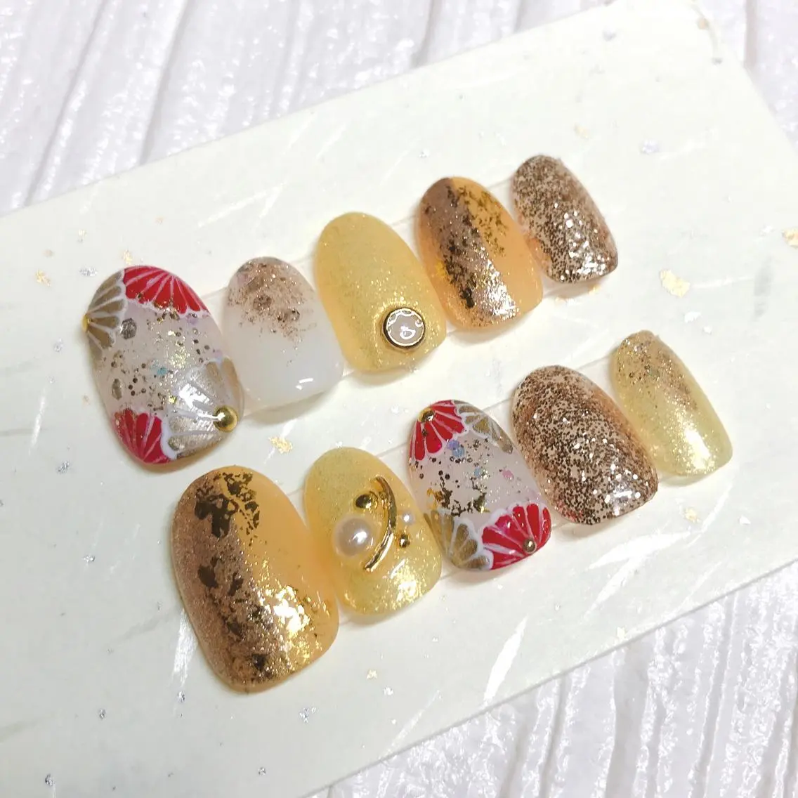 ネイル 成人式 ハンドネイル Room nailのネイルデザイン
