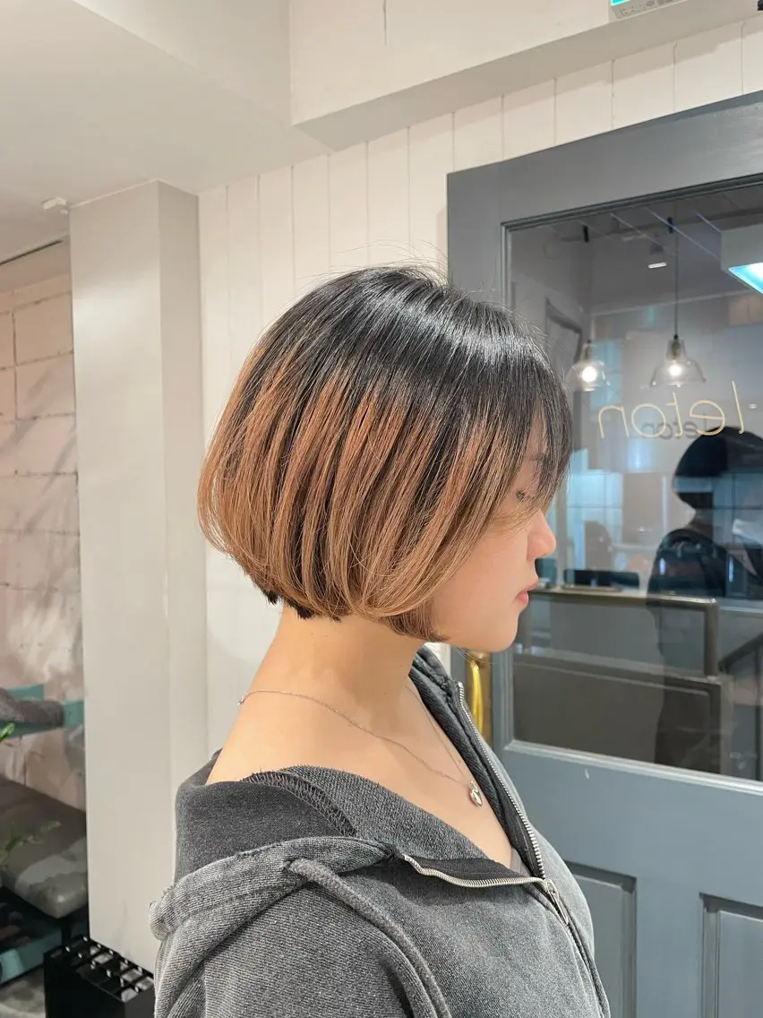 ショート ショートボブ ボブ ショートヘア レイヤー♡ 石川優奈のヘアスタイル