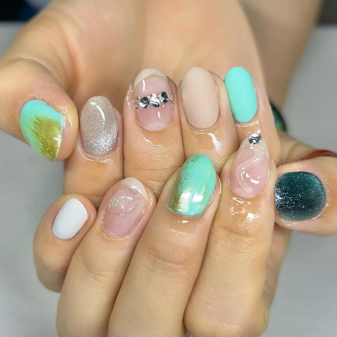 ネイル ハンドネイル 【Yappy🌈】 💖P-tanaのネイルデザイン