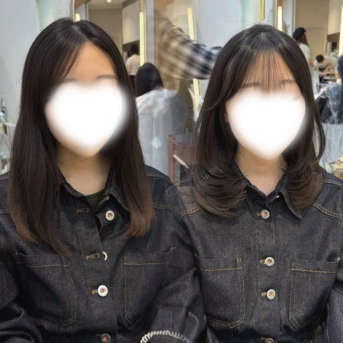 セミロング カット ヘアカラー トリートメント 顔周り/レイヤー/ 前髪/TAKUのヘアスタイル