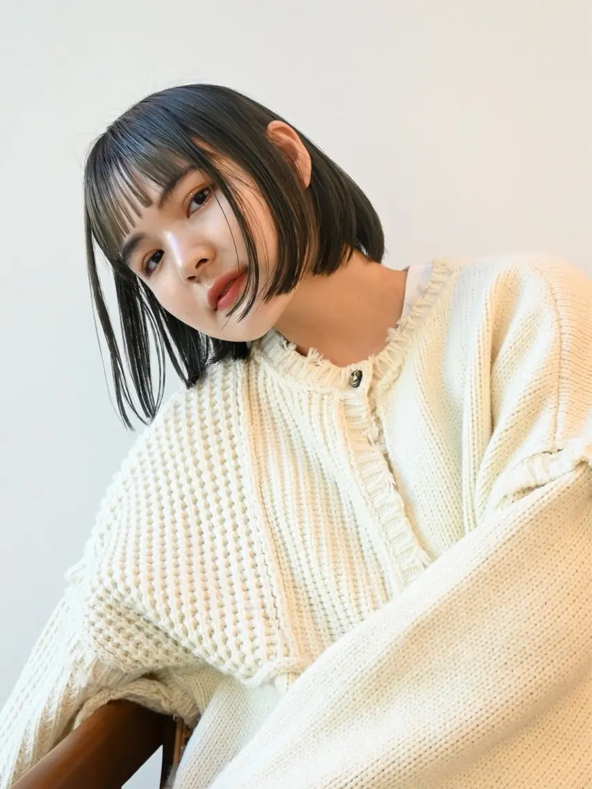 ミディアム カラー パーマ ヘアアレンジ カットモデル募集中/ 店長/角田真哉のヘアスタイル