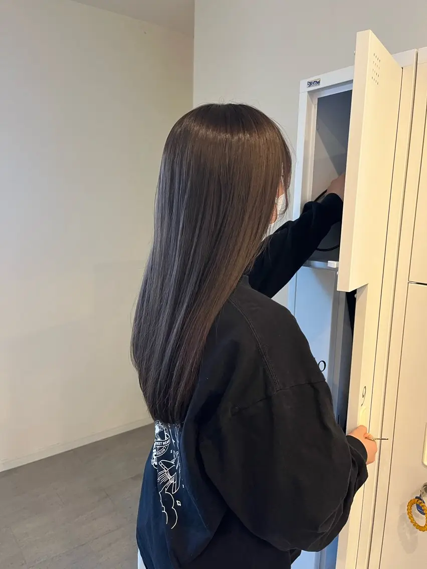 ロング カラー カット ヘアカラー カノエ矢原店 /かえでのヘアスタイル