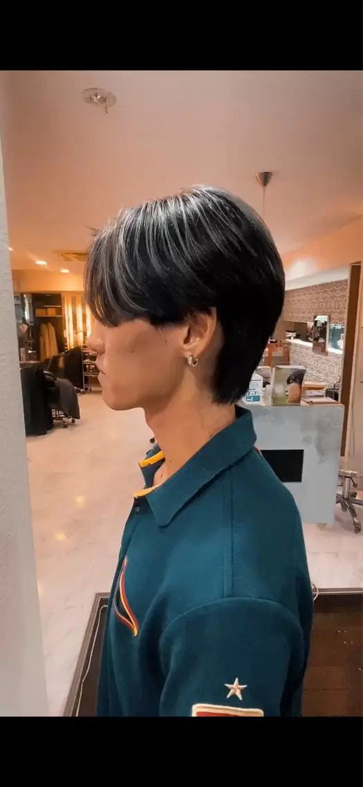 メンズ ヘアカラー 藤本 哲平のヘアスタイル
