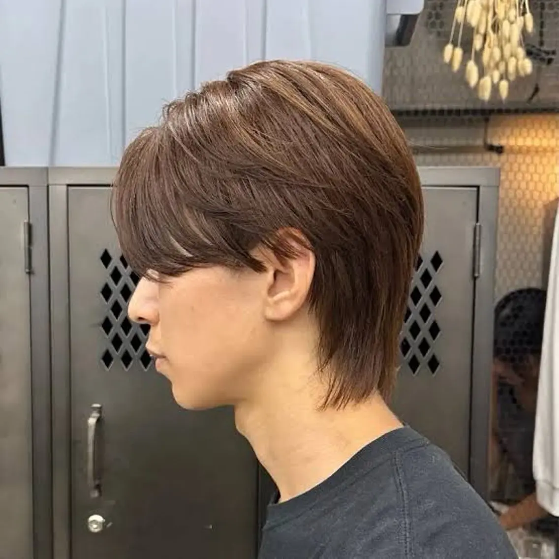 ショート カラー メンズ ヘアカラー The Ect 江坂Kurumiのヘアスタイル