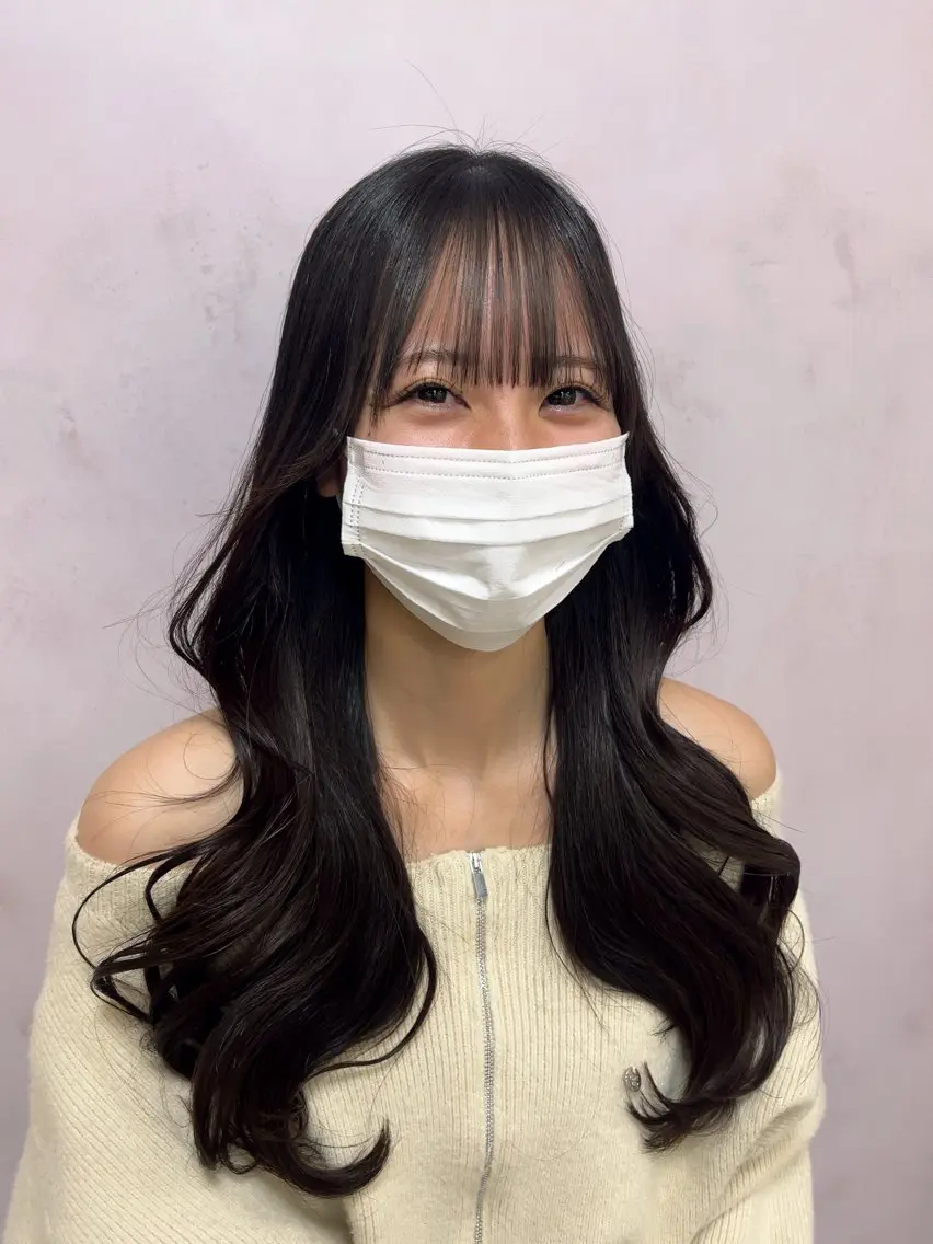 ロング KAEDE🎀 縮毛矯正＆パーマ特化のヘアスタイル