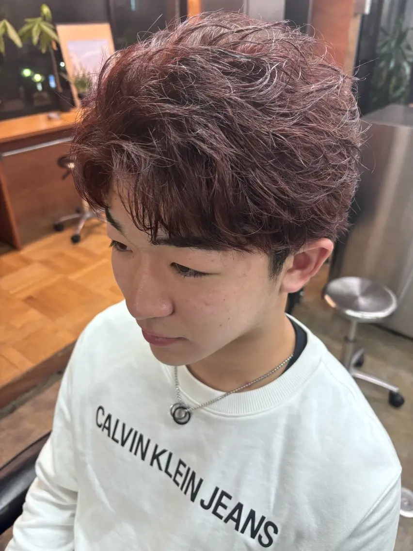 パーマ メンズ カット パーマ 土岐/メンズ専門 パーマ特化美容師🌀のヘアスタイル