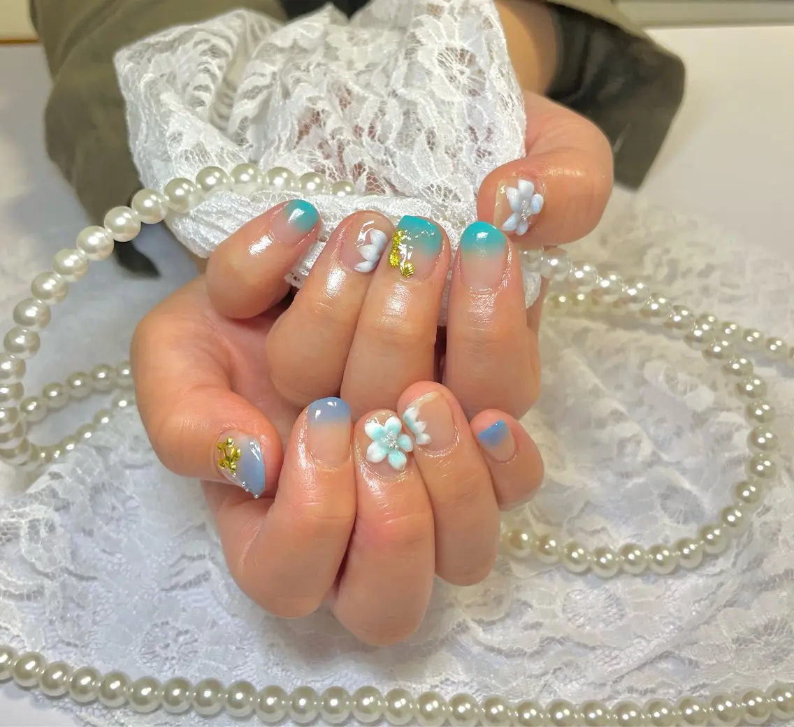 ネイル ハンドネイル フットネイル orchid bloomのネイルデザイン
