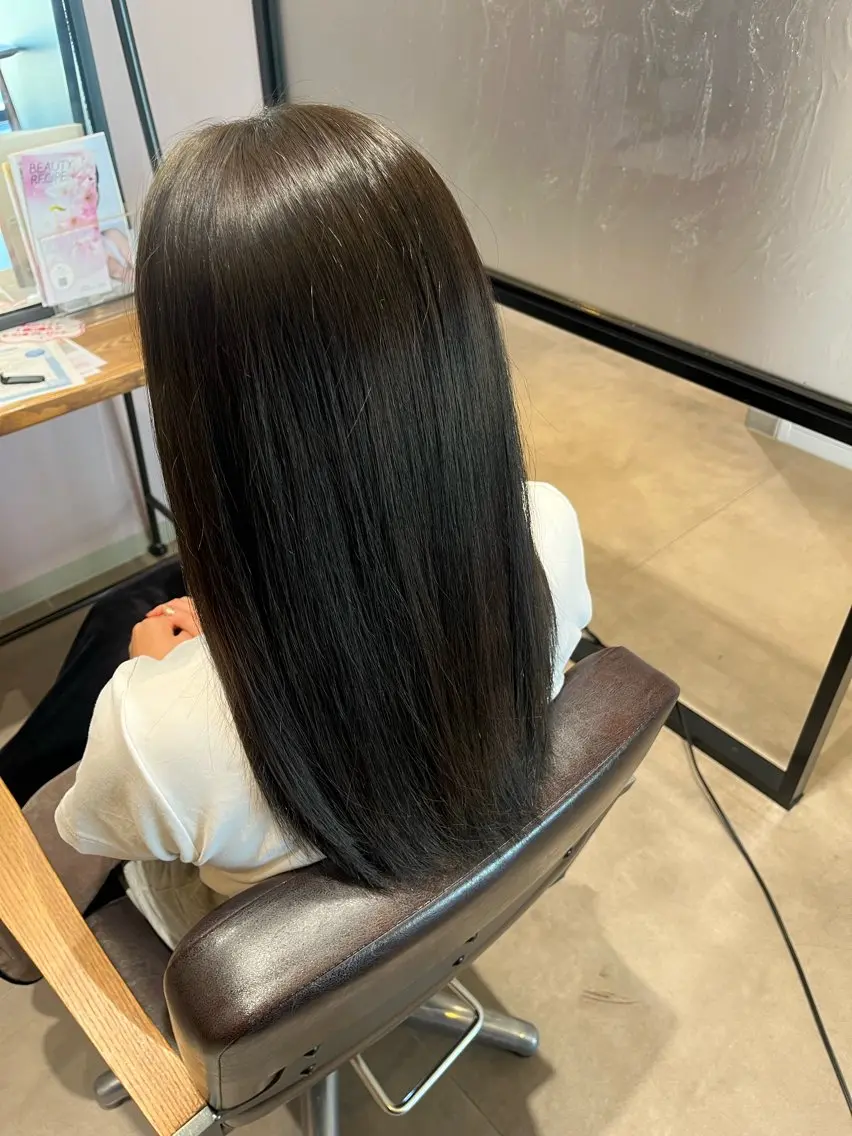 カラー ヘアカラー トリートメント 西原 愛紗のヘアスタイル