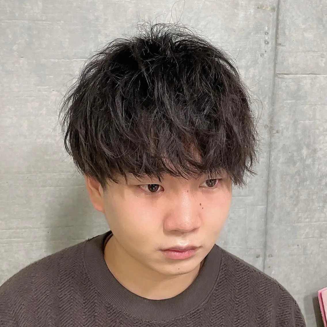 メンズ カット パーマ トリートメント ヘアセット メンズパーマの達人 KAITOのヘアスタイル