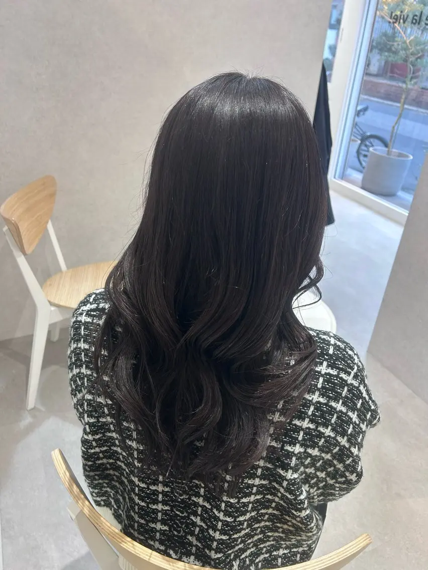 ロング カット ヘアカラー トリートメント Mao 🎀bob 赤み撃退🌿艶カラーのヘアスタイル
