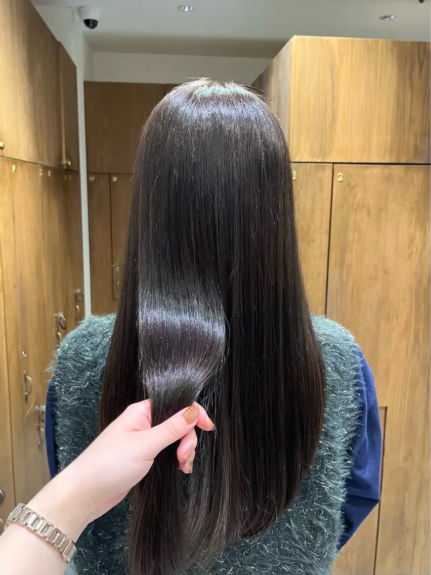 カラー ブリーチ 透明感カラー グレージュ ブリーチなしカラー オリーブグレージュ かわいいを+🎀𖤐 上品hair/ 星愛のヘアスタイル