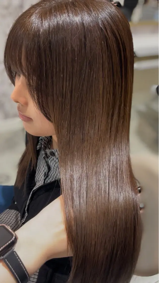 ロング 髪質改善 トリートメント 🫧大人可愛く🫧 renaのヘアスタイル