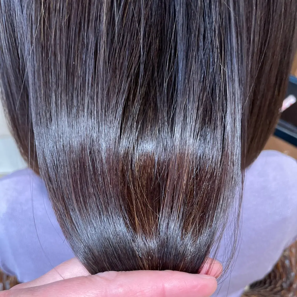 ロング 髪質改善縮毛矯正 美容師✂️山崎竜二のヘアスタイル