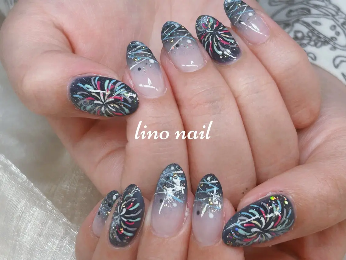 ネイル 長さ出し フットネイル 持ち込み ワンカラーネイル ワンホンネイル ハンドネイル Lino Nailのネイルデザイン