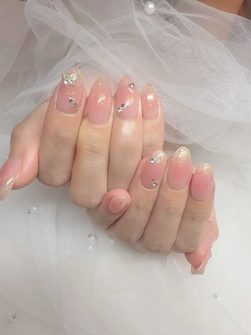 ネイル チークネイル teddybear nailsのネイルデザイン
