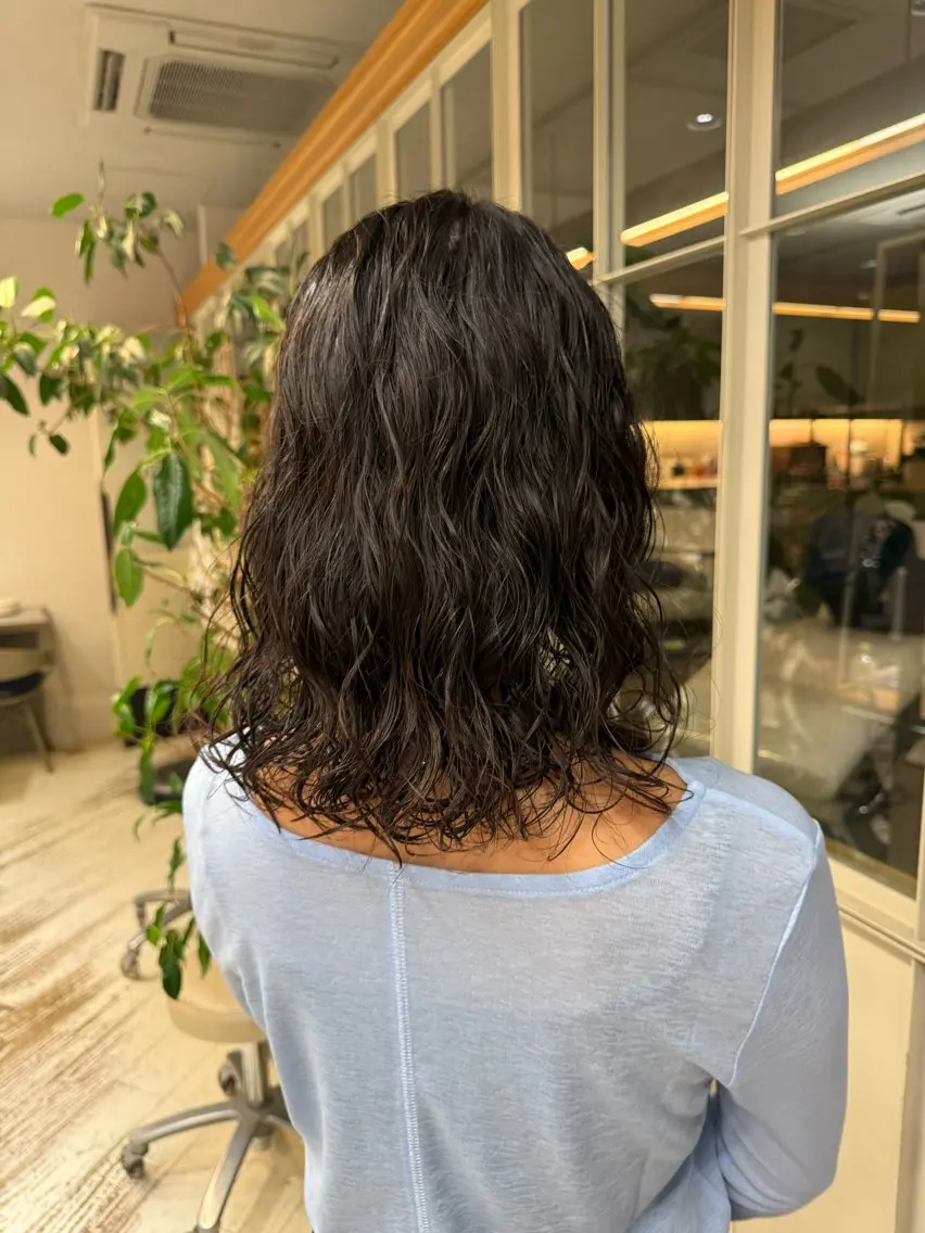 ミディアム ミディアムパーマ 🌀ルカ ショート 🌀のヘアスタイル