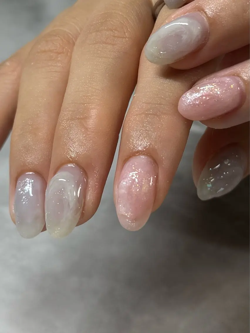 ネイル ハンドネイル mii 🦋 【梅田・中崎町】のネイルデザイン