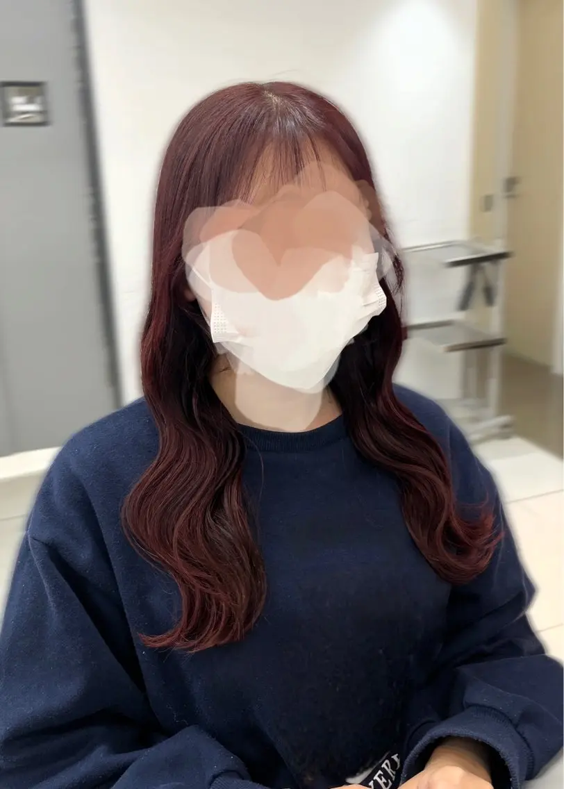 ロング カラー ヘアカラー ブリーチなしWカラー /アレンジ/ユウミのヘアスタイル