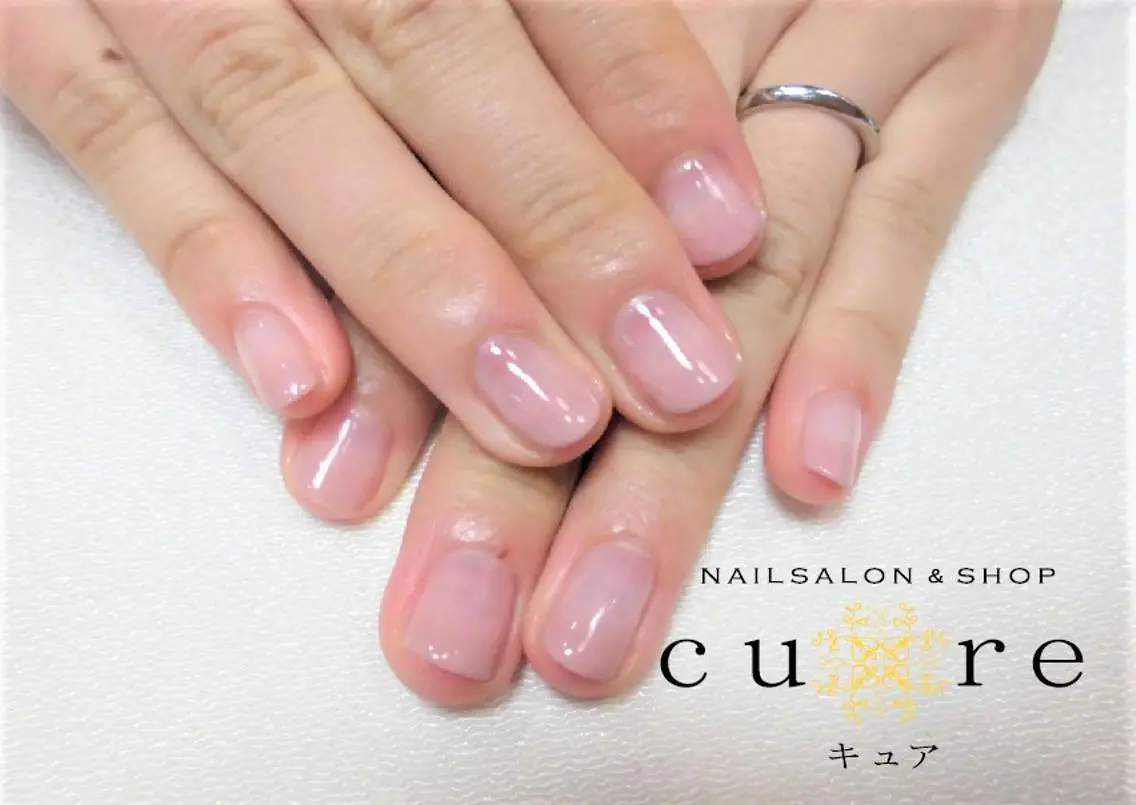 ショート ハンドネイル ネイルサロン Cureのネイルデザイン