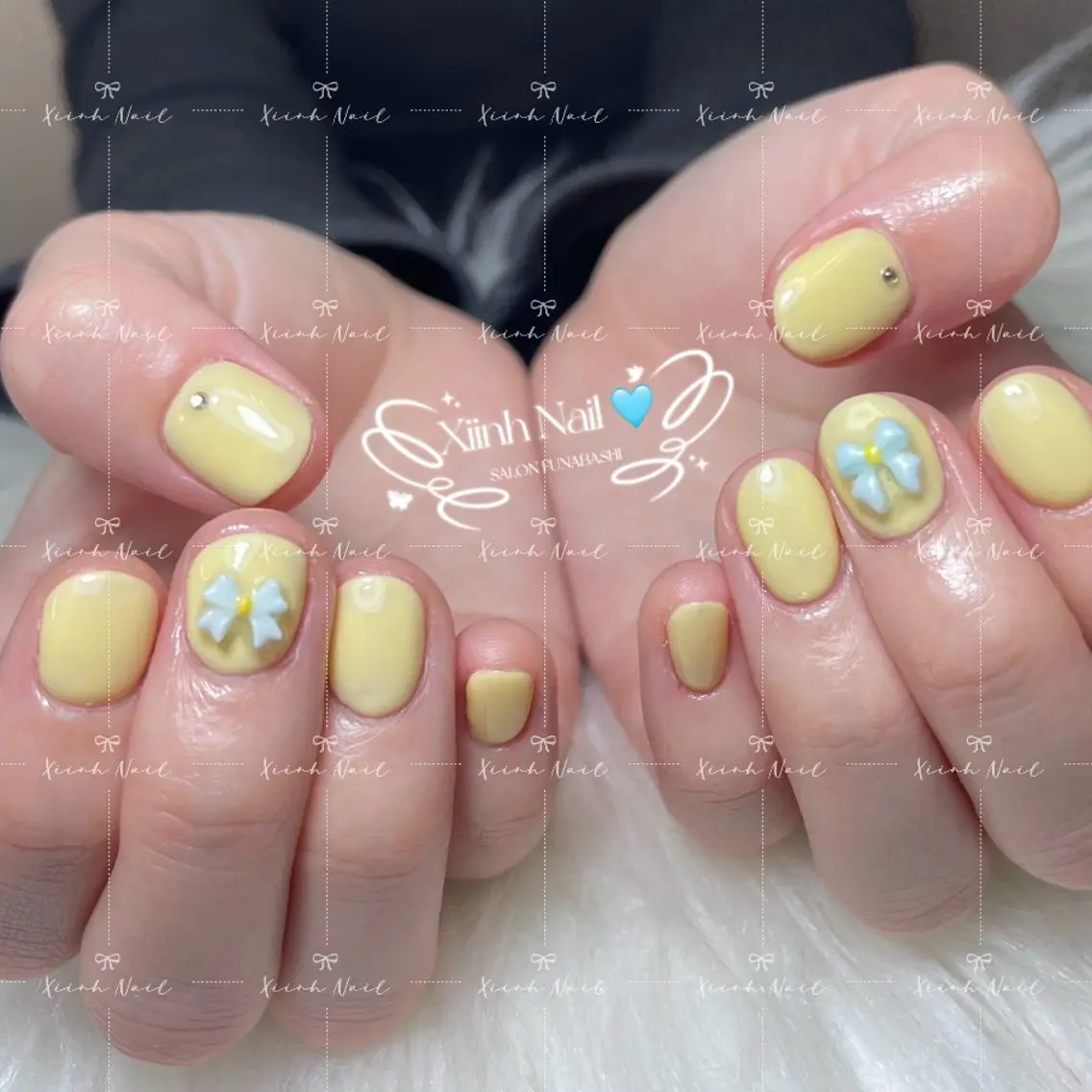 ネイル チークネイル 桜ネイル 長さ出し フットネイル ジェルネイル ハンドネイル XIINH NAIL SALONのネイルデザイン