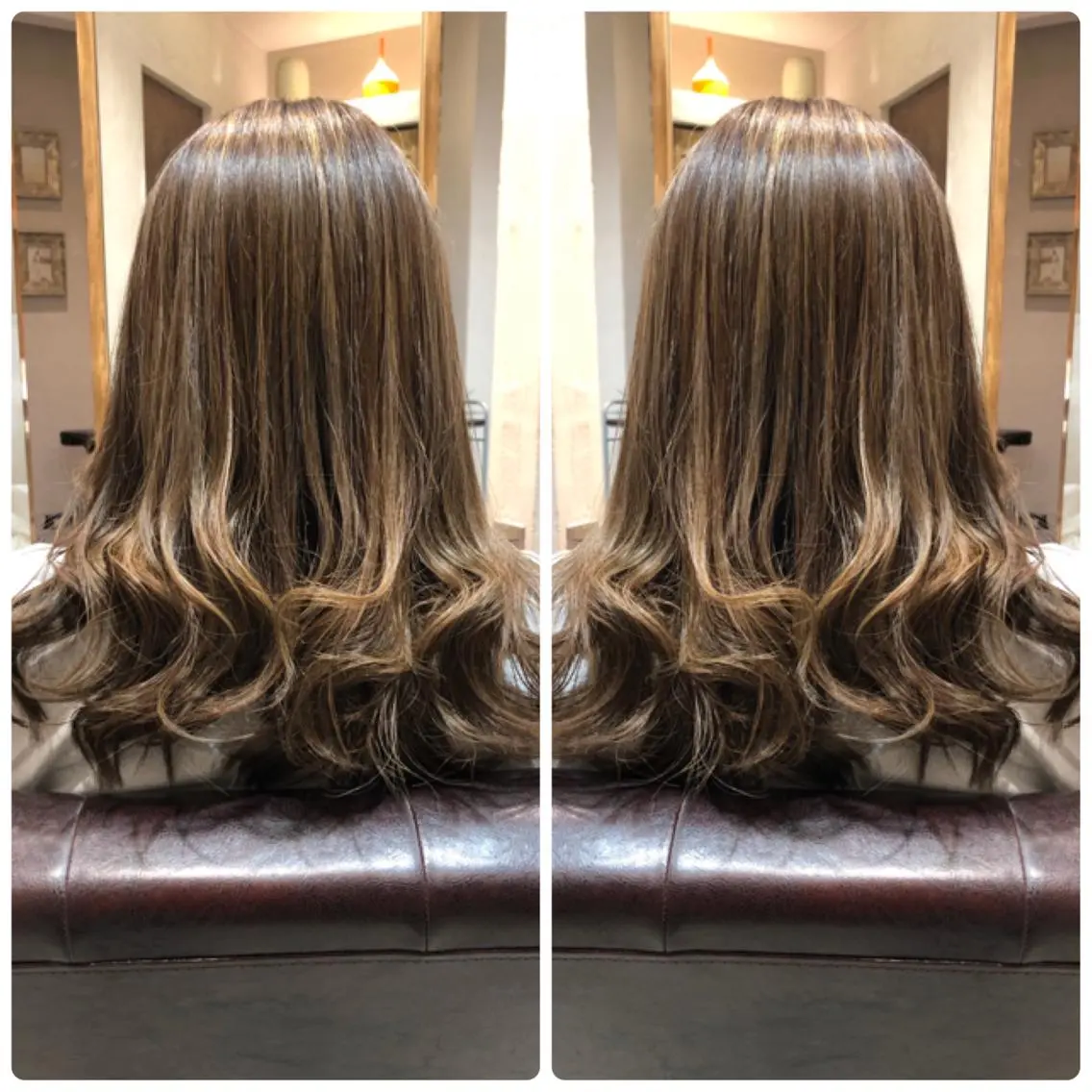セミロング カラー グレージュ ハイライトカラー ハイライト ヘアカラー トリートメント 小山内 龍一郎 店長のヘアスタイル