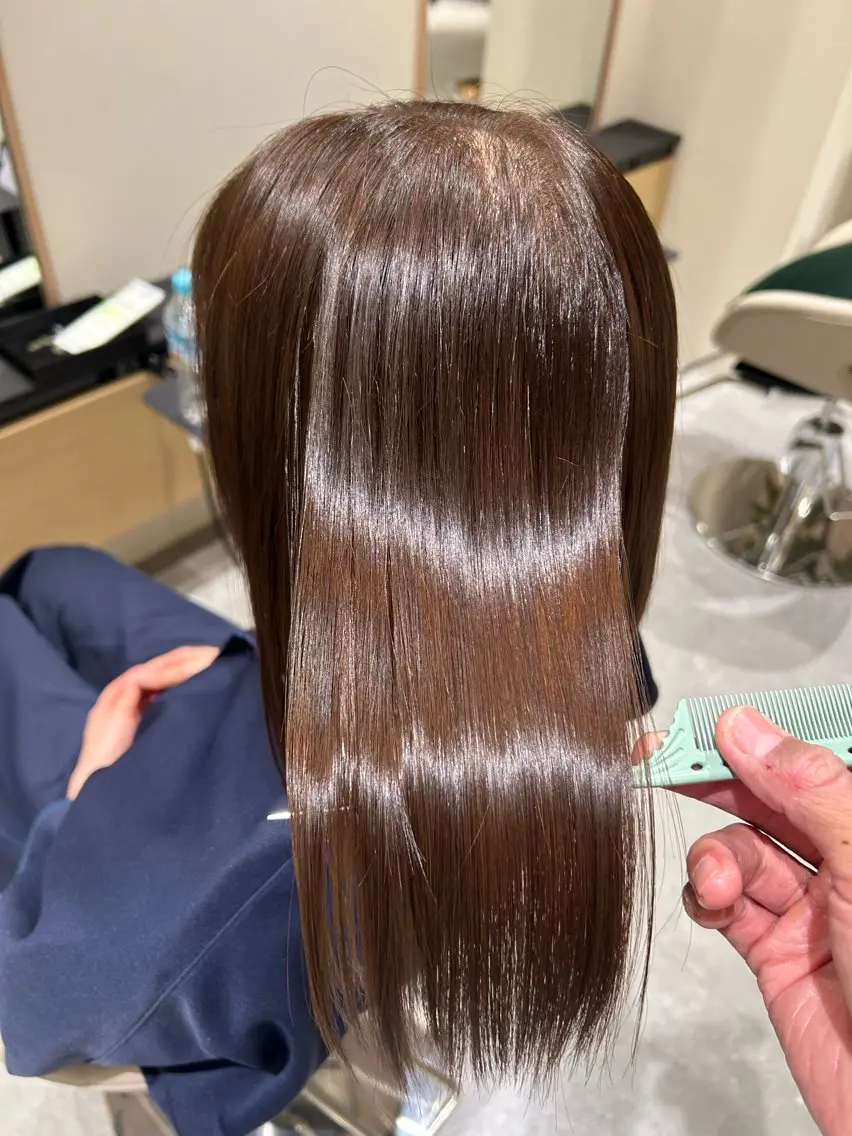 ロング カラー 柳澤 武宏のヘアスタイル