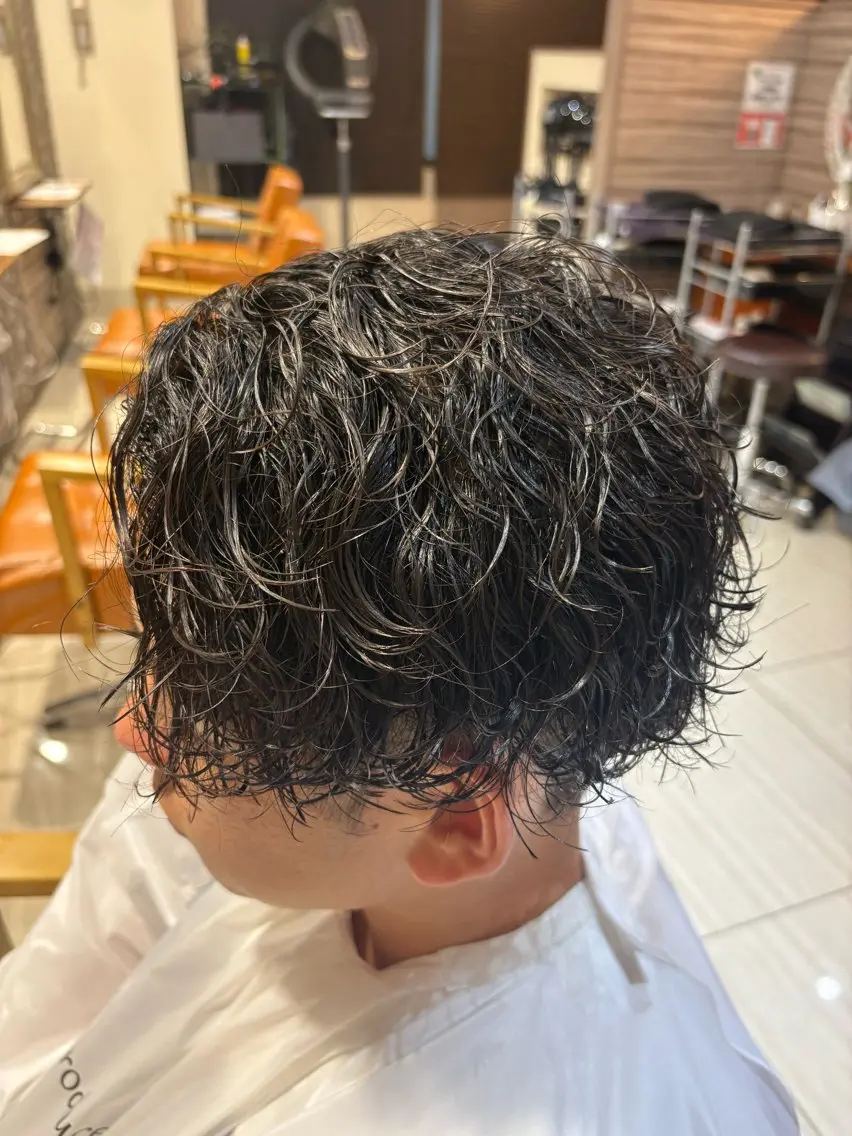 パーマ メンズ カット パーマ メンズ😎モテヘア ♠️しおり♠️のヘアスタイル