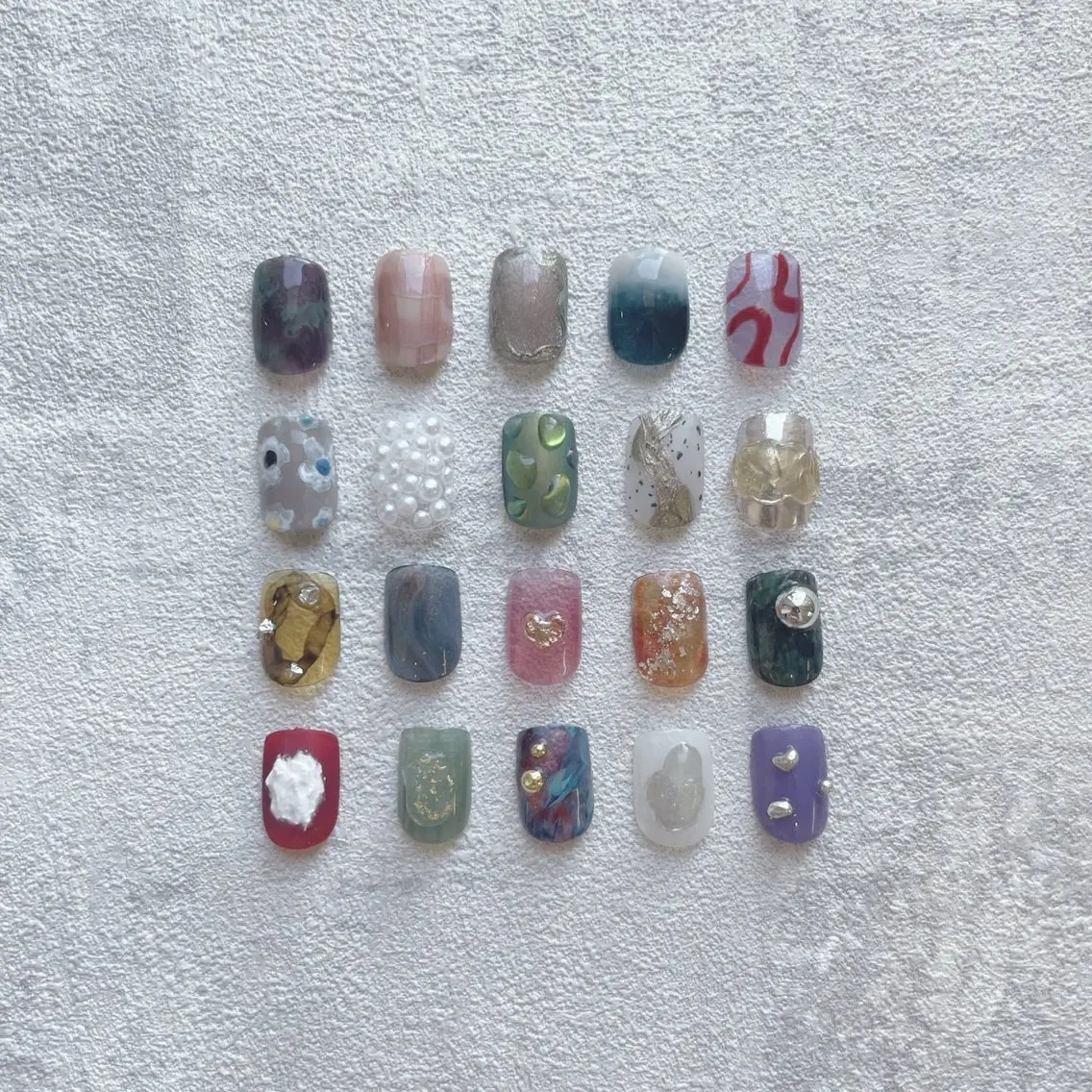 【Hand】New!!サンプルの中からお好きなアート5本🧃ニュアンスコース⛓️☁️の写真